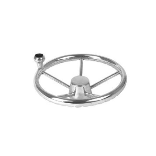 AISI 304/316 STAINLESS STEEL STEERING  WHEEL WITH KNOB