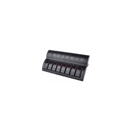 8 Gang ABS Switch Panel with Breakers (06.501)