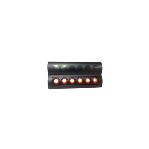 6 Gang ABS Switch Panel/Round But ton  with Breakers (05.501)