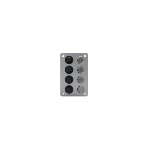 High Current Stainless Steel Metal Switch Panel  with Circuit Breakers
