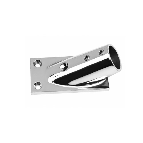 AISI 316 Stainless Steel 30° Handrail Rectangular Base (04.04211/12)