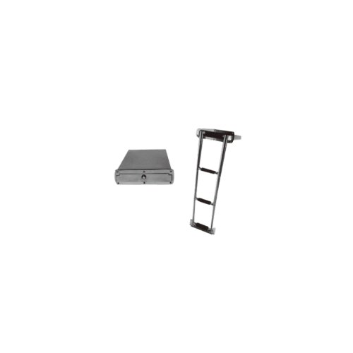 Telescopic Drop Ladder - Lockable Enclosure (04.071)