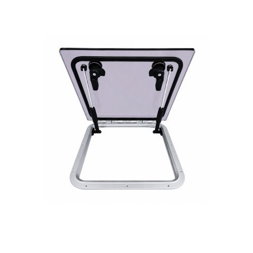 Glass Rectangular Deck Hatch