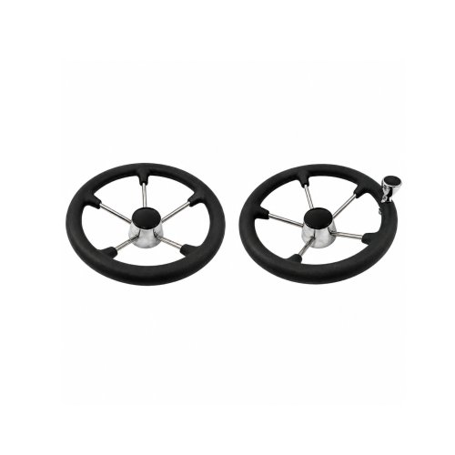 AISI 316 Stainless Steel Steering Wheel with PU Foam Cover