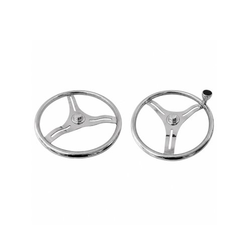 AISI 316 Stainless Steel Steering Wheel with Open Spoke Design