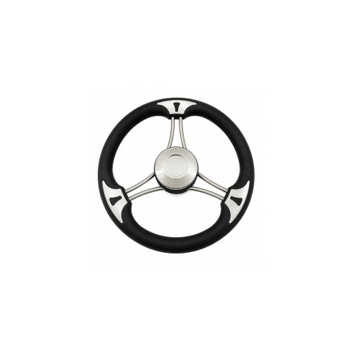 AISI 316 Stainless Steel Steering Wheel with PU Foam Cover