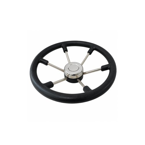 AISI 316 Stainless Steel Steering Wheel with PU Foam Cover