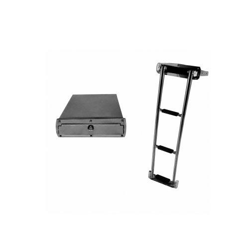 Telescopic Drop Ladder - Lockable Enclosure